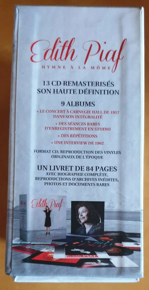 EDITH PIAF - Hymne à la mome # 13 CD BOX # NEUWERTIG - Bild 3 von 4
