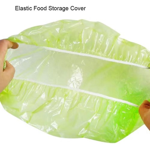 24x Disposable Food Cover Plastic Wrap Elastic Food For Fruit Bowls Cups N1U9 - Picture 9 of 11
