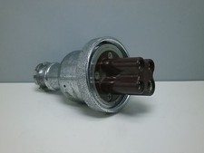 Marine Watertight Metallic IP56 Plug Socket Male Plug Connector 4-Wire 15A 250V