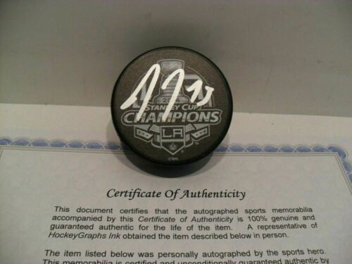 Tyler Toffoli Autographed Signed Los Angeles Kings 2014 Stanley Cup Puck COA  - Picture 1 of 1