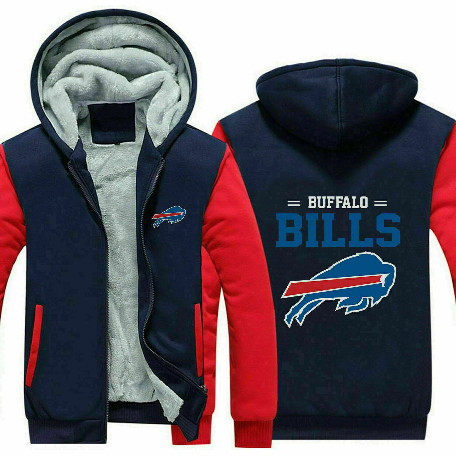 Newest Winter hooded Buffalo Bills Fans 