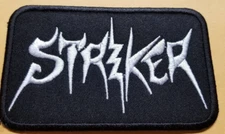 STRIKER Embroidered Patch approx 2.25x3.75"