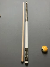 Pearson P58 Grey Pool Cue, White Wrap, 12.5mm. 