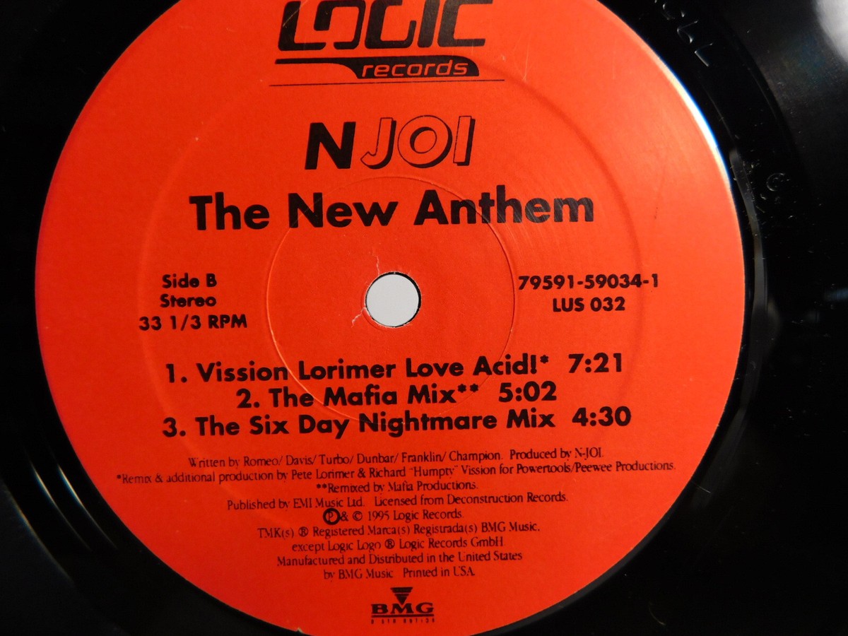 NJoi Feat Mark Franklin & Nigel Champion –The New Anthem 1995 12