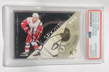 Nicklas Lidstrom Detroit Red Wings Signed 2011 Upper Deck SPX PSA Autograph