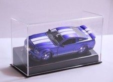 Nascar display case with slanted base