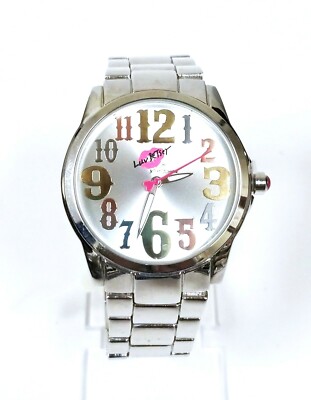 NEW BETSEY JOHNSON SILVER,GOLD #S,ROSE,PINK LIPS DIAL  display picture 2