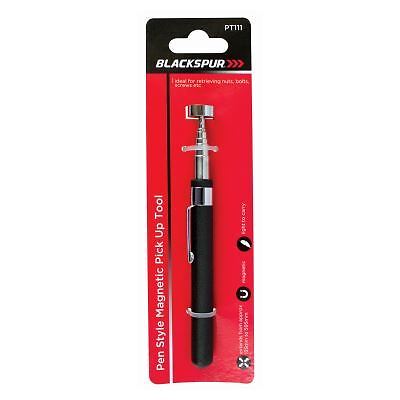 1x Teleskop Magnet Pick Up Tool Schwarz Ausziehbar Lange Reichweite Stift Magnet