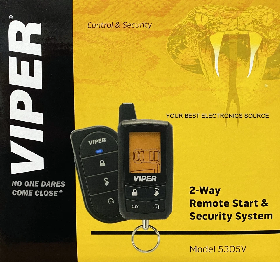 NEW Viper 5305V 2-Way Remote Start & Vehicle Security System w/ LCD Remote - Image 2 of 3