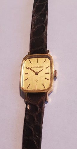 Ladies 18K Yellow Gold Jaeger LeCoultre Quartz Dress Watch 28mm x 17mm 140.050.1 - 第 2/13 張圖片