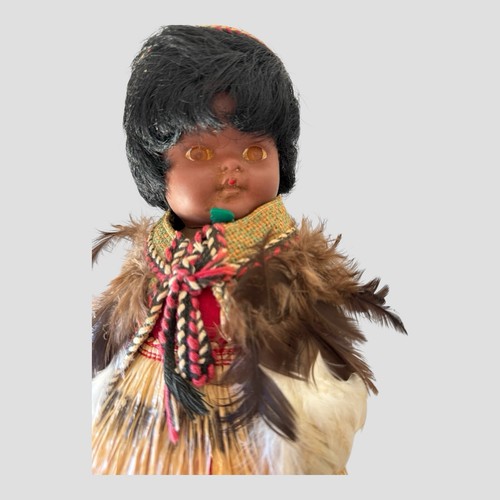 Vintage Pedigree Doll Black Traditional Outfit Antique New Zealand Rare - Picture 3 of 7