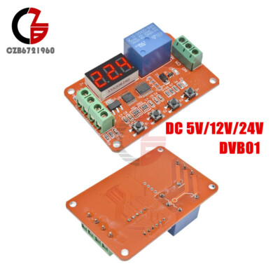 DC 5/12/24V DVB01 Digital Display Voltage Comparator Measurement Charge Module