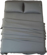 Bed Sheet Set Super Soft Microfiber 1800 Thread Count Luxury Egyptian Sheets 16-