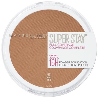 Maybelline Superstay Full Coverage Pressed Powder Foundation, 362 Truffle, 0.21
