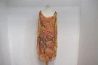 Jenny Packham Womens Silk Embellished Midi Dress Orange UK 10