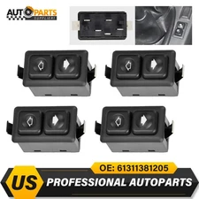 4 pcs OEM Illuminated Power Window Switch For E23 BMW E24 E28 E30 61311381205