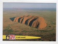 World’s largest single rock is Ayers Rock (Uluru) in Australia