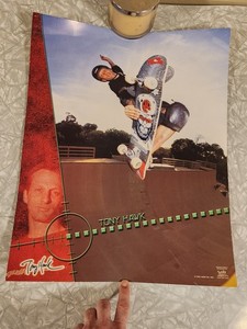 Vintage Tony Hawk Poster 20x16 Funky Posters #7601 Skateboarding Skating