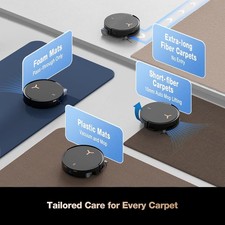 ECOVACS DEEBOT X11 OmniCyclone Robot Vacuum and Mop, PowerBoost Charging, OZMO R 8