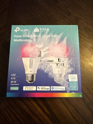 NEW Kasa Smart KL135P2 TP-Link Bulb Pack Full Color RGB Alexa Google Home