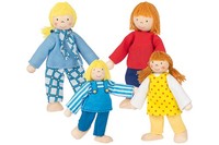 "Goki 51955 Biegepuppen Set \"Junge Familie\""