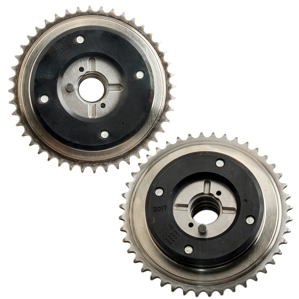 Pair Camshaft Adjuster Timing VVT Gear for Mercedes 1.8 Kompressor M271 Actuator