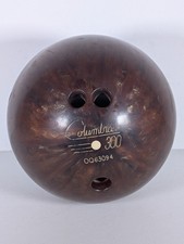 Columbia 300 White Dot Bowling Ball Brown Swirl 14.3 lb RARE