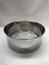 7.5” Diameter  Flour Sifter Round Fine Mesh Baking Strainer 3” Tall,Hanging Ring