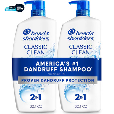 Anti-Dandruff Shampoo and Conditioner with 1% Pyrithione Zinc Classic