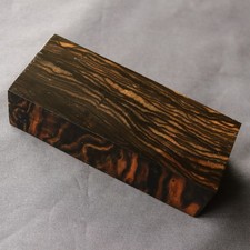 Highly Figured Makrit Ebony Blank 57x137x36mm Exotic Turning Craft 697