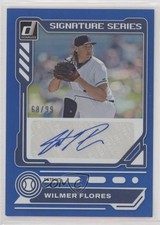 2023 Panini Donruss Signature Series Blue 68/99 Wilmer Flores #SS-WF Auto 4z8