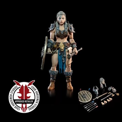 Four Horsemen Mythic Legions NEVE Woman Warrior Action Figure