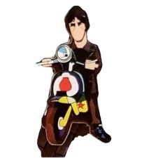 Paul Weller Pin Badge, A Guy Called Minty, The Jam, Mods Vespa Lambretta The Who