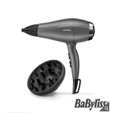 BaByliss Italian Light Weight Pro Hair Dryer 5916U Grey NEW IN BOX RRP £45