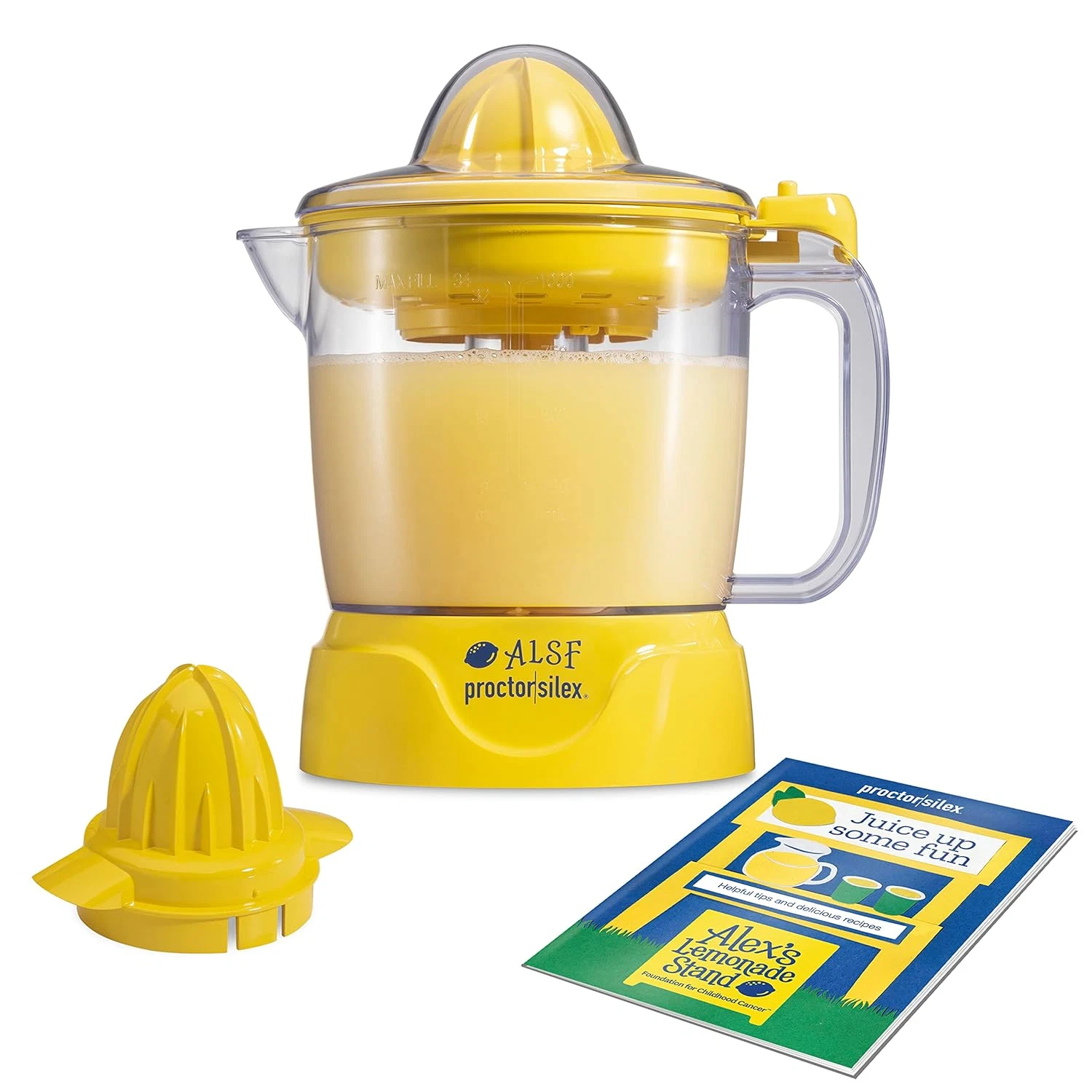 Alex'S Lemonade Stand Electric Citrus Juicer Machine, Large 34 Oz. Pitcher, Pres
Opens in a new wind