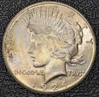 1924-S San Francisco Silver Peace Dollar **Beautiful Coin**