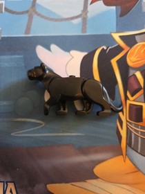 LEGO Cat Large (Black Panther) Lime Eyes & Nose Pattern Jungle