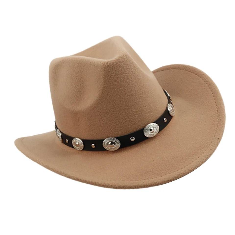 Polyester Coton Chapeau Cowboy Large Bord Été Protection Solaire Extérieur - Photo 4/4