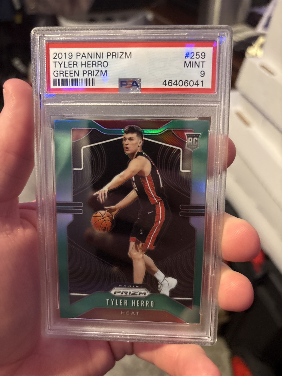 2019-20 Panini Prizm - Rookie Tyler Herro #259 Green Prizm (RC)
