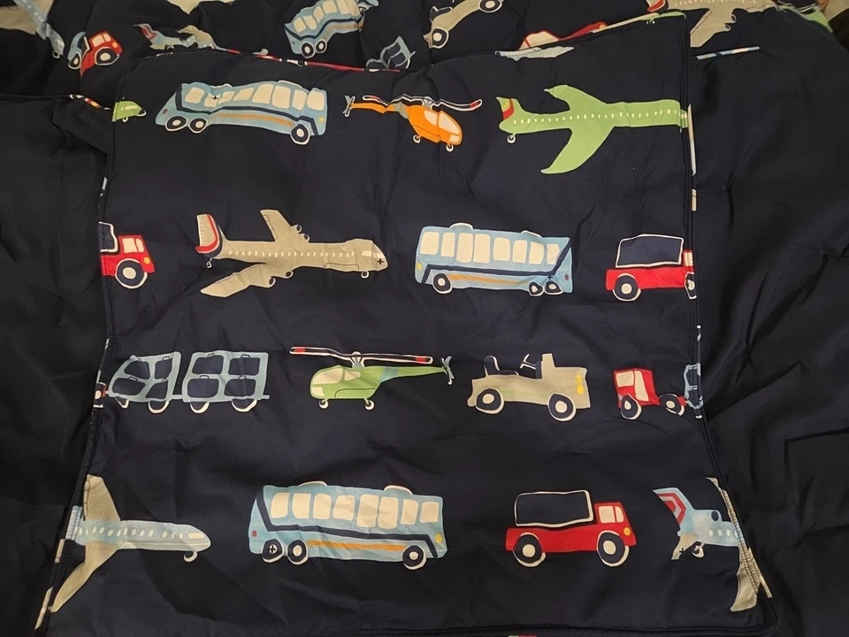 Edredón de transporte Pottery Barn Kids 68x86 + funda de almohada 26x26 Foto 3 de 4