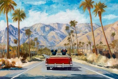Heatwaves and Highways  Arienne Boley - Limited Edition Giclée Disney Fine Art