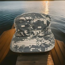 Propper Army Combat Uniform ACU Camouflage Patrol Hat Cap Size 7-1/4