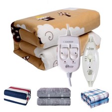 Image of Bauer Luxury Soft Heated Blanket 70 x 150cm - 120V Eu Plug