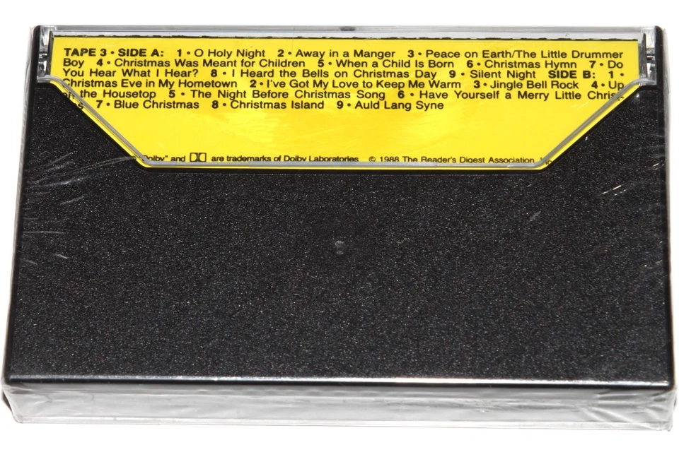 Christmas in America - Tape #3 (Cassette Tape 1988) Holiday Music NEW SEALED - Image 2 of 4