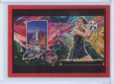 Caitlin Clark 2025 Chronicles State of the Art #82 Red Foil Indiana Fever