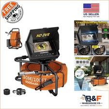 Revolutionary Pipe Inspection Camera 100FT with 4.3'' Screen and Durable Design