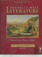 Prentice Hall Literature: Timeless Voices Timeless - Paperback, by Cooper - Good