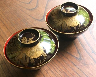 木制日本古董碗| eBay