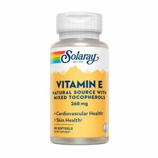 Vitamin E 400 IU 50 Softgels By Solaray