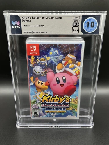 Kirby's Return to Dream Land Deluxe Nintendo Switch Graded WATA 10 A++ CGC/VGA
